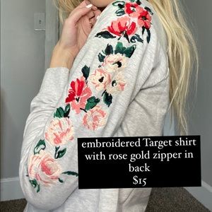 Target Embroidered Sweater